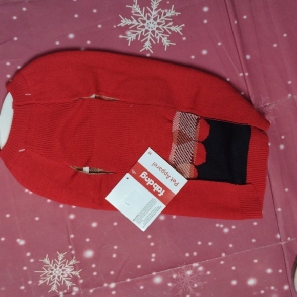 FABDOG reindeer sweater size medium - Picture 3 of 5